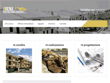 Tablet Screenshot of costruzioniarena.com